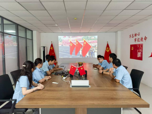 安欣电力全员共赴“云阅兵”：以家国情怀点亮奋斗之光